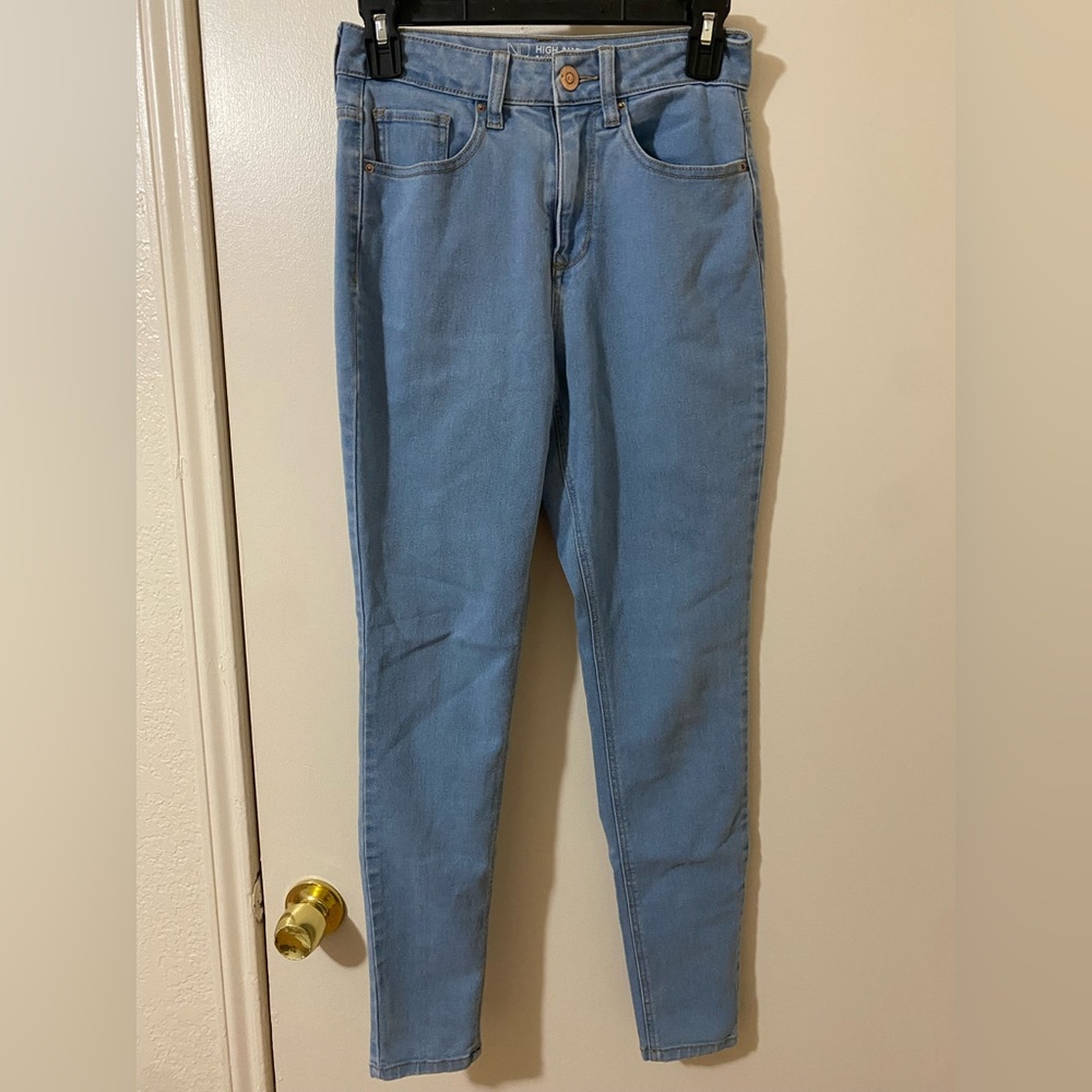 No Boundaries Light Blue High Rise Skinny Jeans
